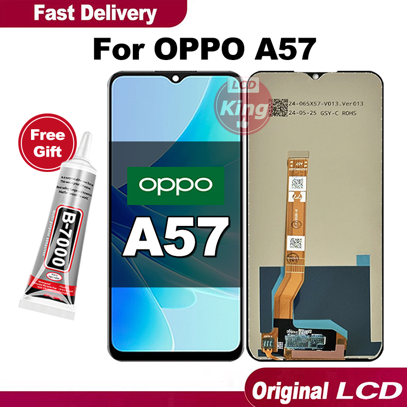 LCD OPPO A57 Original Fullset TOUCHSCREEN Ori Compatible For Glass Touch Screen Digitizer Asli