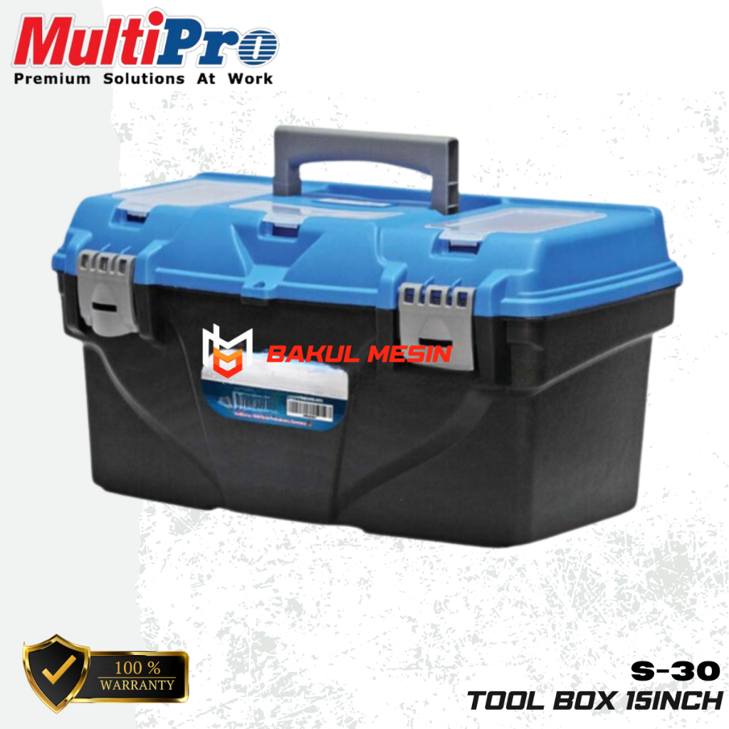 MULTIPRO tool box plastik S-30 tool box 15inch kotak penyimpanan