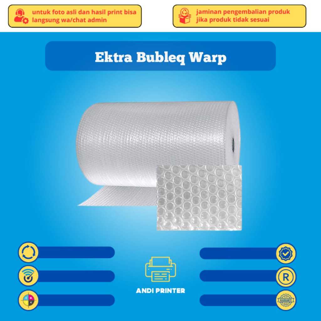 

extra buble warp tambahan untuk packing aman