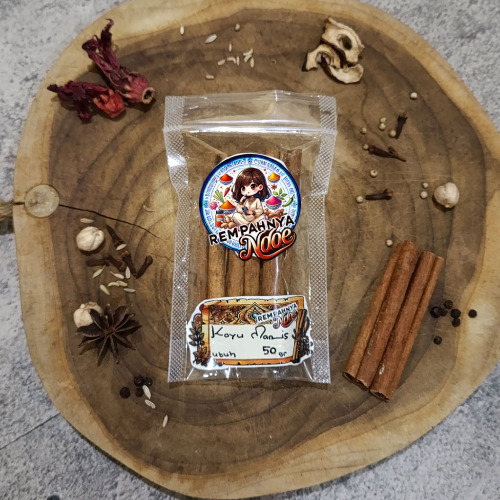 

Kayu Manis / Cinnamon 50gr 100gr REMPAHNYA NDOE 100% Rempah Berkualitas