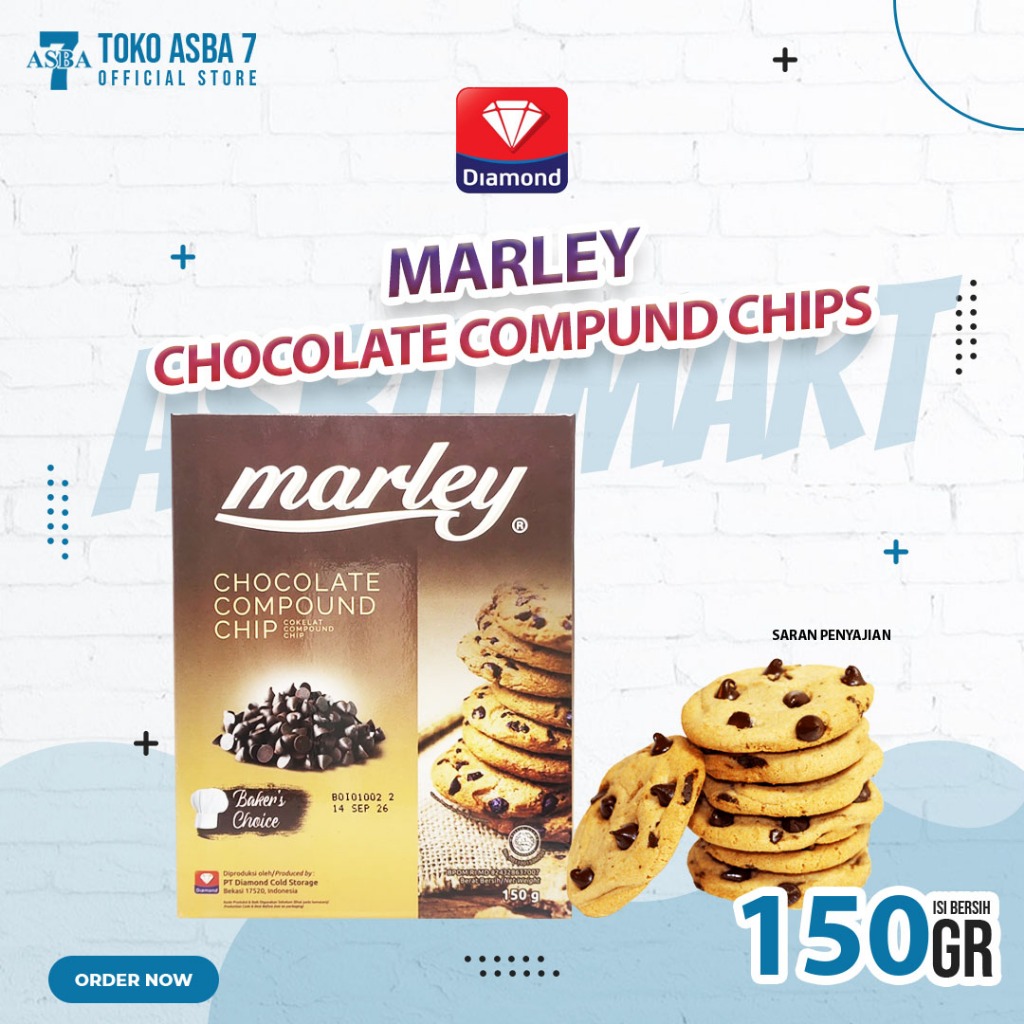 

DIAMOND MARLEY CHOCOLATE COMPOUND CHIP 150 GR