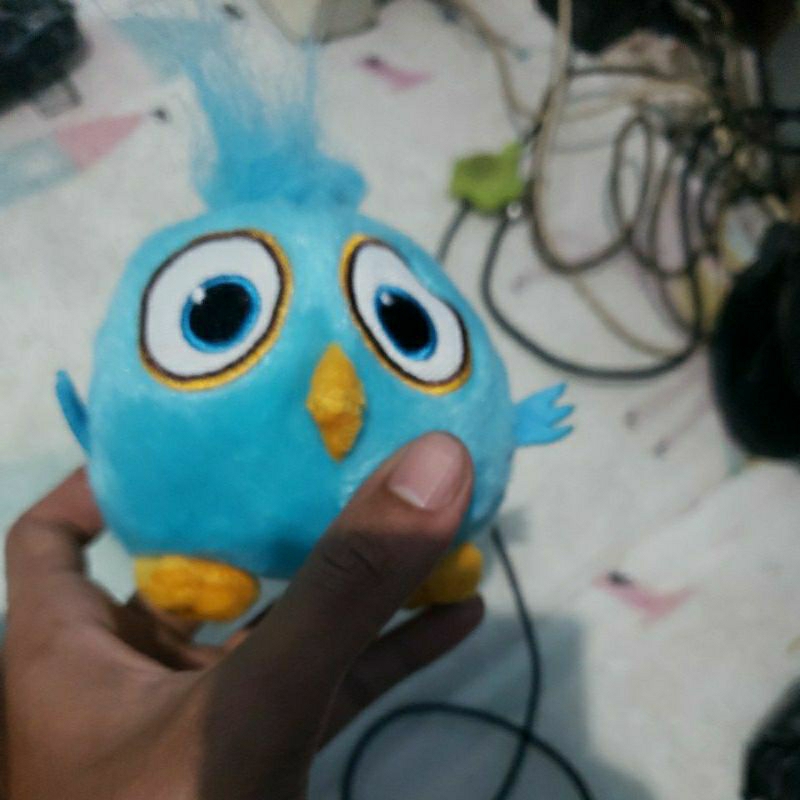 Boneka kecil angry birds hatchlings original