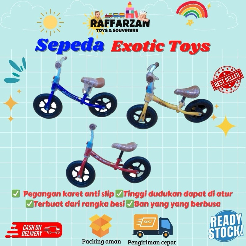 Sepeda Balance Bike Sepeda Roda Dua Anak - ET2011