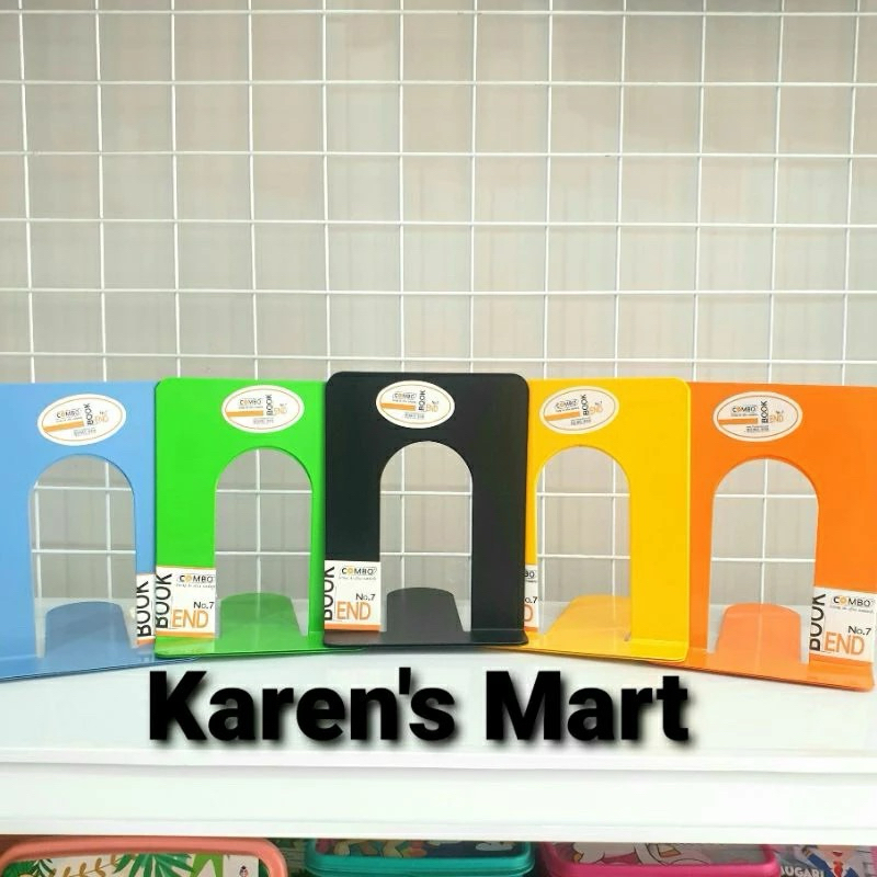 

KarensMart Penyanggah Buku Besi || Pembatas Buku Combo Book End No.7