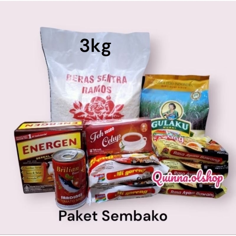 

Paket Sembako Beras 3kg...