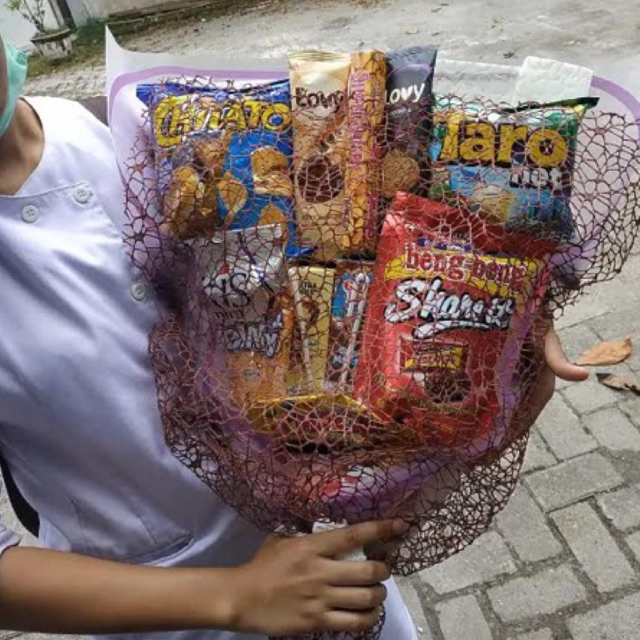 

Buket snack | hadiah atau gift