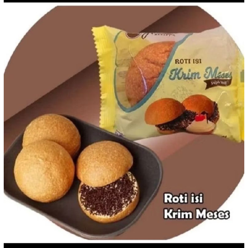 

roti cream meses 1 pak isi 5