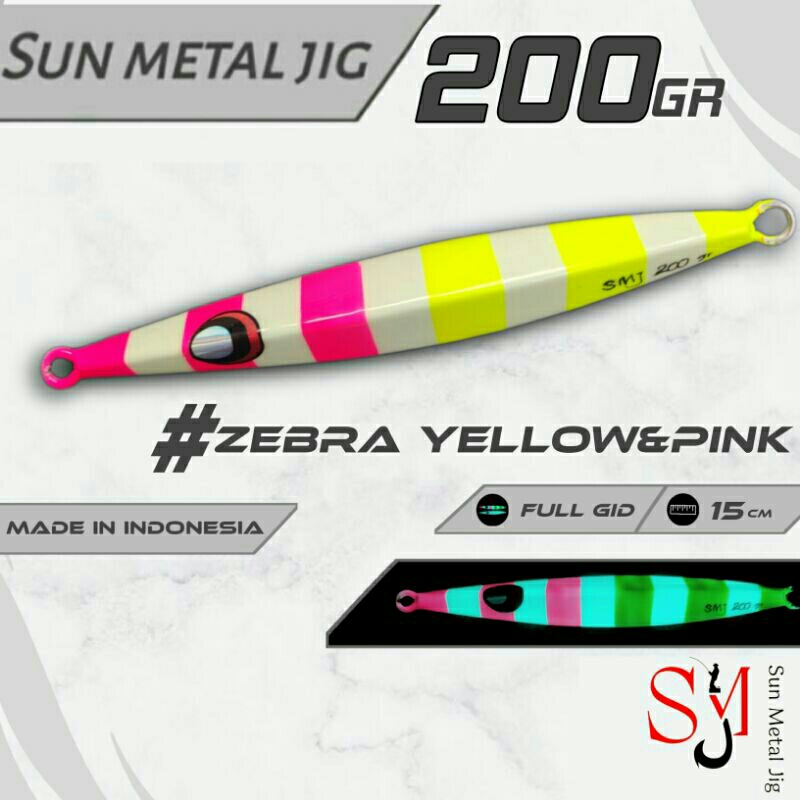 SMJ metal jig tokayo 200gr umpan pancing laut amis metal jig murah berkualitas umpan pancing laut vi
