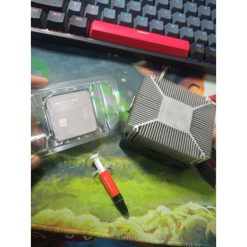 Processor AMD Athlon 3000G Bekas Mulus + Heatsink ORI + Free Thermal Paste
