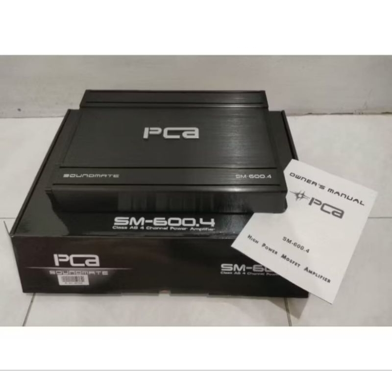 Power 4ch PCA SM 600.4 Original Garansi Resmi