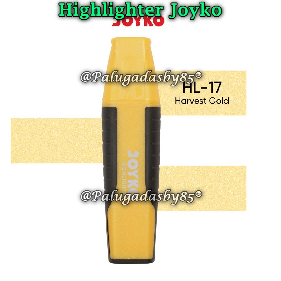 

(1 Biji) GROSIR Highlighter JOYKO HL-17 Harvest Gold / Joyko Highlighter Penanda Berwarna HL-17