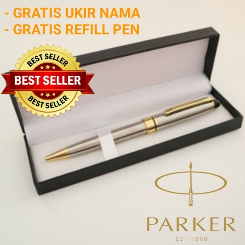 

Ballpoint Mewah Luxury Gratis Grafir Nama Dan Box Exlusive Parker