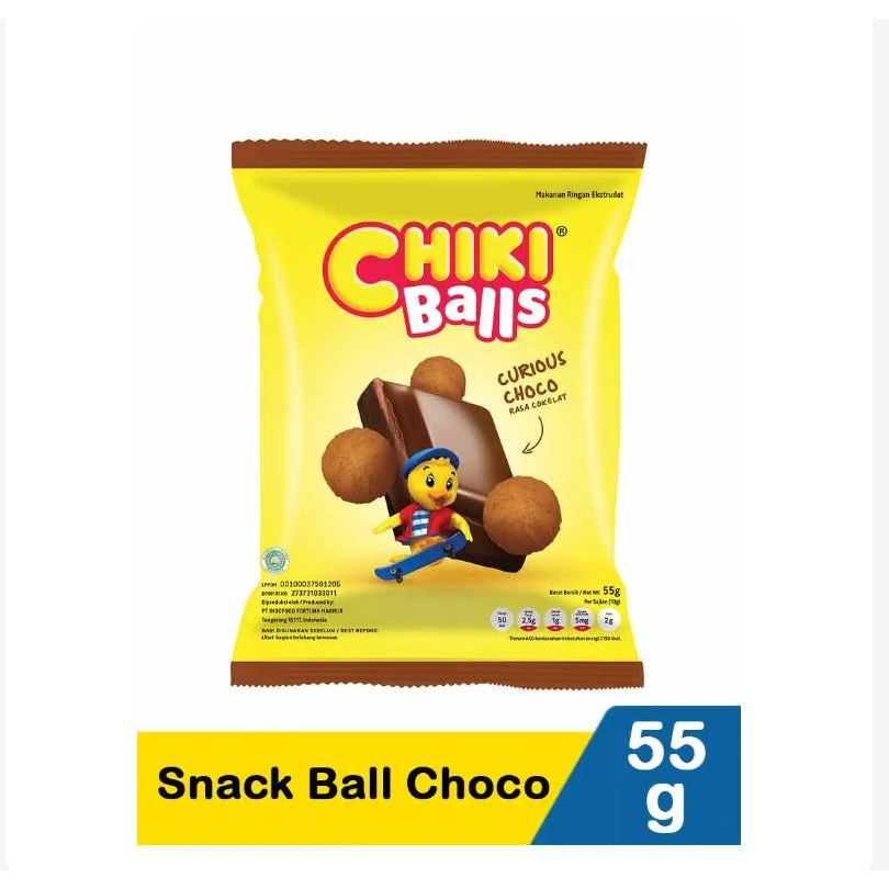 

Chiki Balls Snack Chocolate 55 gr