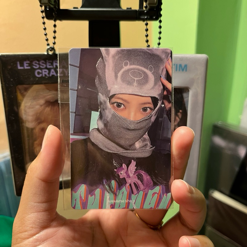 Official Photocard PC Eunchae LE SSERAFIM Benefit Balaclava Weverse CRAZY