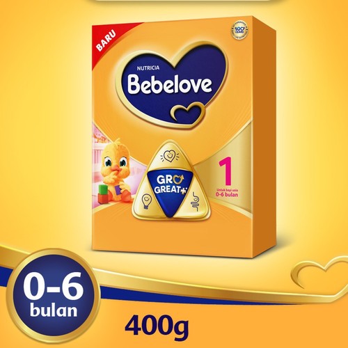 SUSU BAYI FORMULA BEBELOVE 1 DAN 2 400/800/1800 GRAM