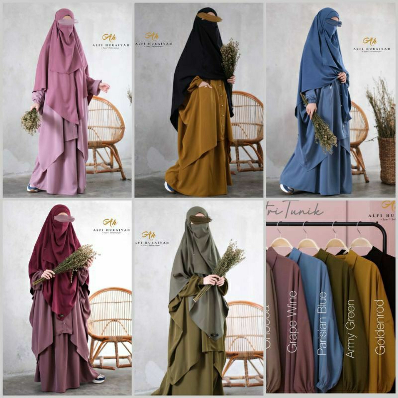 Set Tunik Putri Alfi Huraiyah