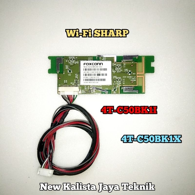 MODUL WIFI TV SHARP 4T-C50BK1X 4T-C50BK1I ORIGINAL FOXCONN WBU042-IG5V WI-FI BLUETOOTH TV 50BK1X 50B