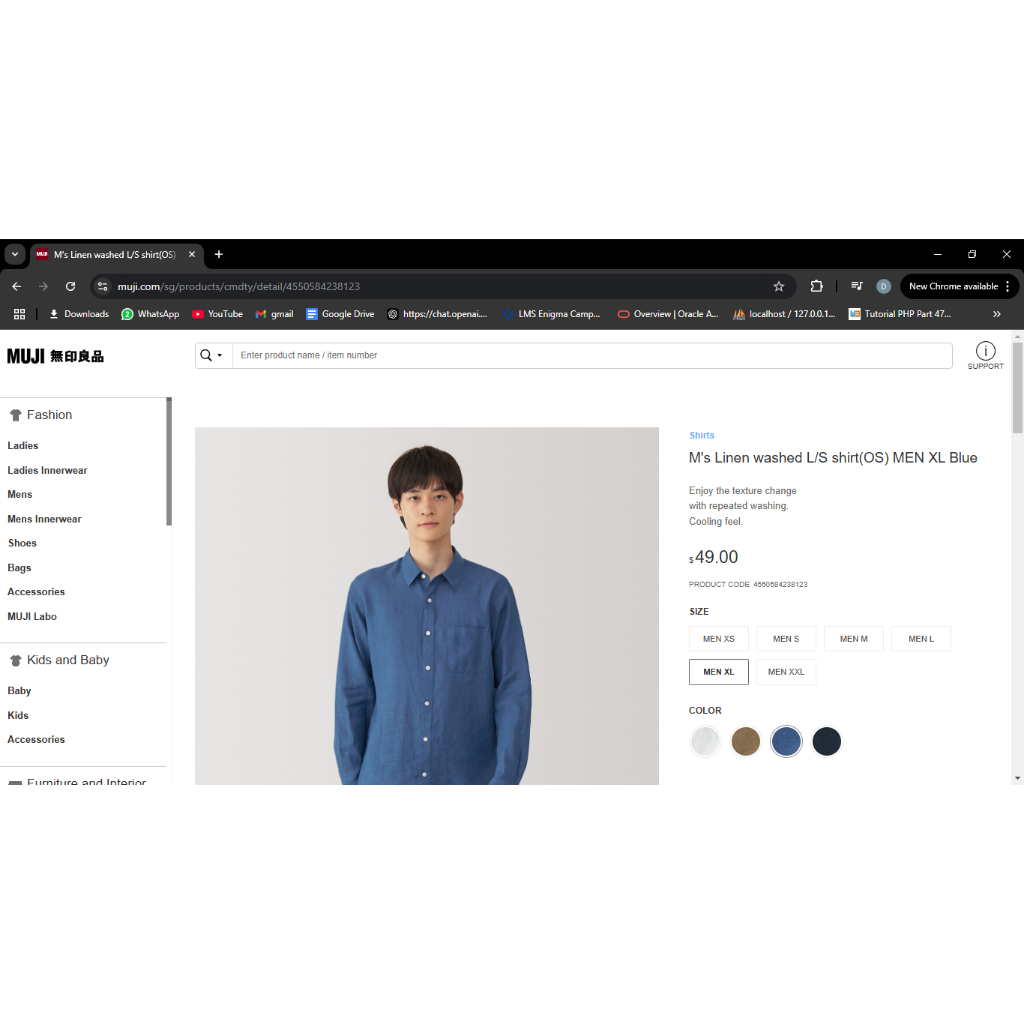 PL KEMEJA DENIM MUJI