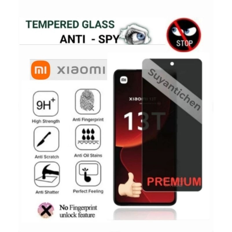 Tempered Glass Anti spy Xiaomi Redmi Note 8 8 pro 10 10 5G 10T 10S 10 Pro 10 Pro Max Note 12 5G Note