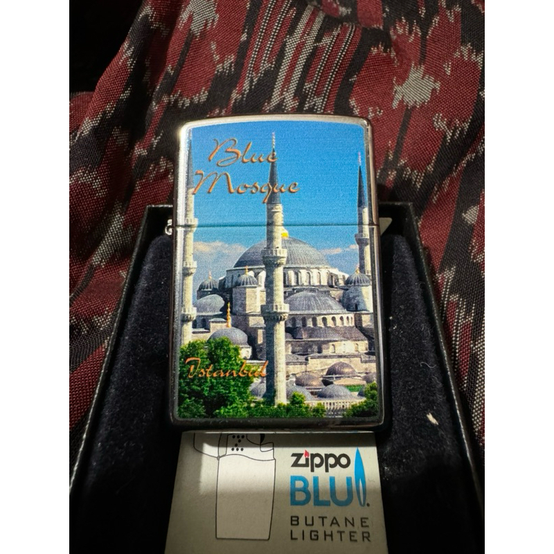 Zippo Rare Blue Mosque Istambul NOS 2011
