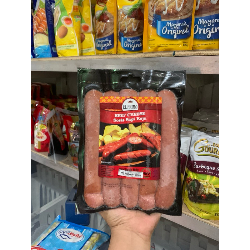 

Sosis EL Primo BEEF CHEESE/Sosis EL PRIMO Frozen Food KHUSUS PULAU JAWA