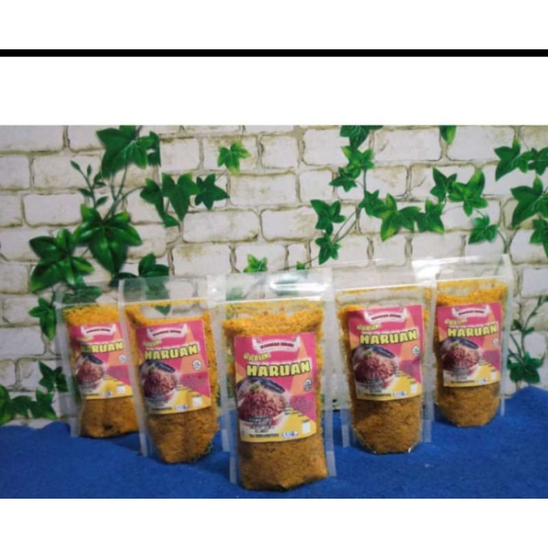 

RABUK HARUAN/GURIH+ENAK (abon ikan gabus)