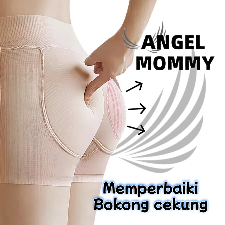 ANGEL MOMMY Mulus Pantat Palsu Bantalan Pinggul Pantat Cekung Bokong Persik Busa Bokong Palsu Celana