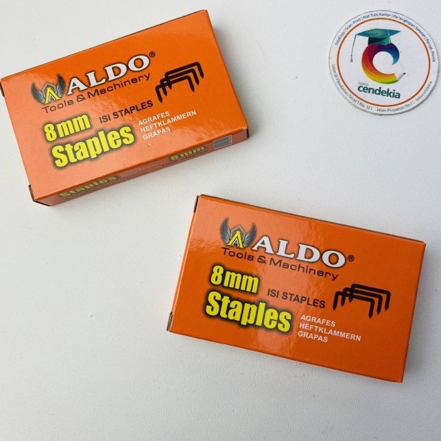 Isi Stapler Staples Tembak ALDO 8mm Gun Tackers