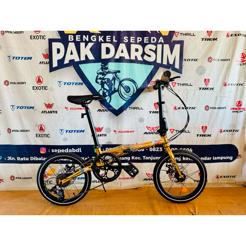 Promo Sepeda Lipat Element Troy 8 Speed