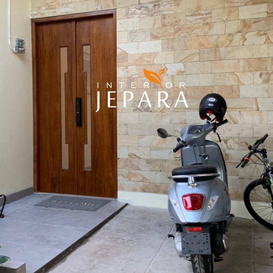 Pintu dan Kusen Blok Minimalis Kayu Jati Model
