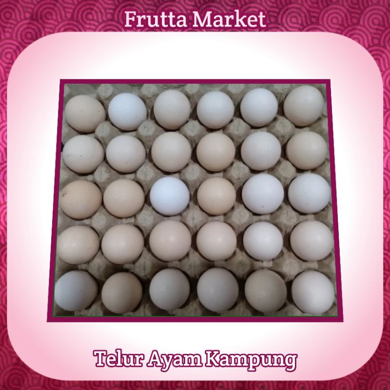 Telur Ayam Kampung 1 tray
