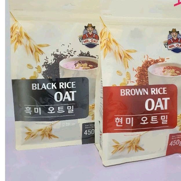 

MR oat brown rice oat mr oat black rice oat 450gr sashet