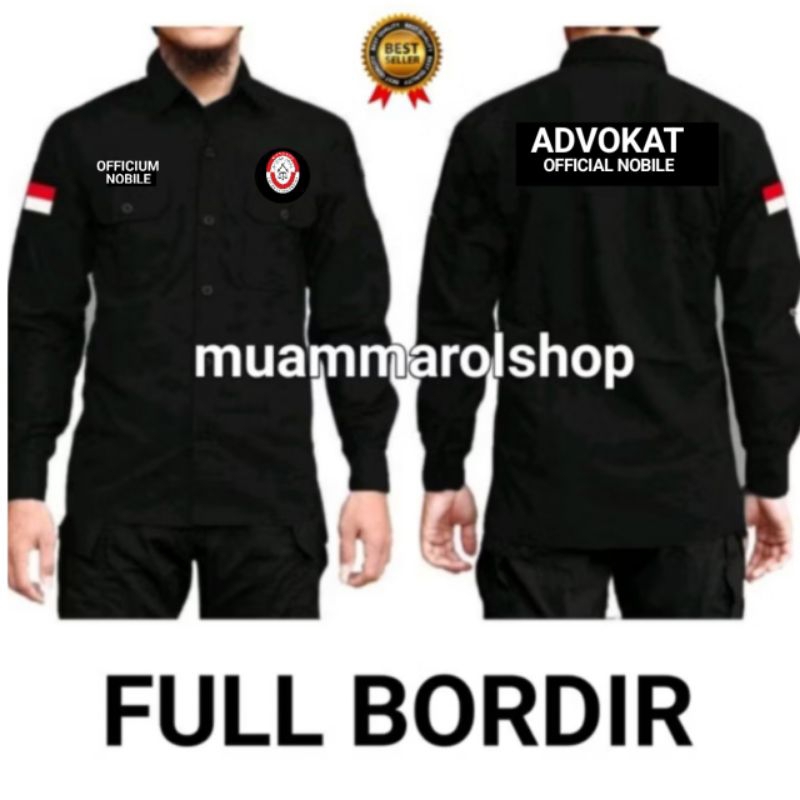 kemeja kongres advokat indonesia kemeja advokat bordir