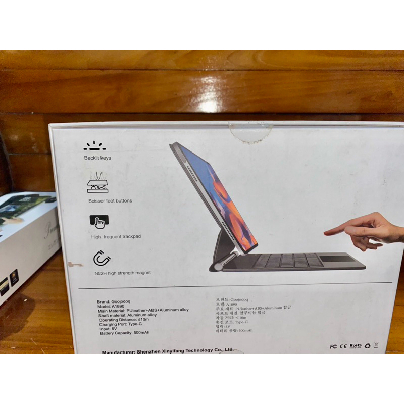 goojodoq wireless keyboard case a1890