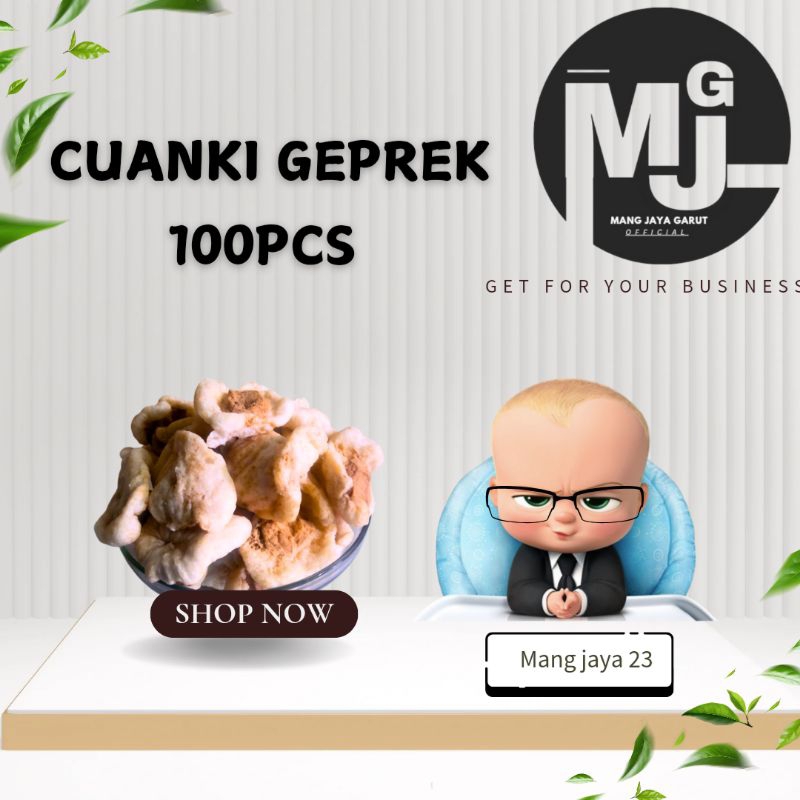 

PROMO - Cuanki geprek / kotak isi 100pcs enak gurih lezat asli Garut MURAH