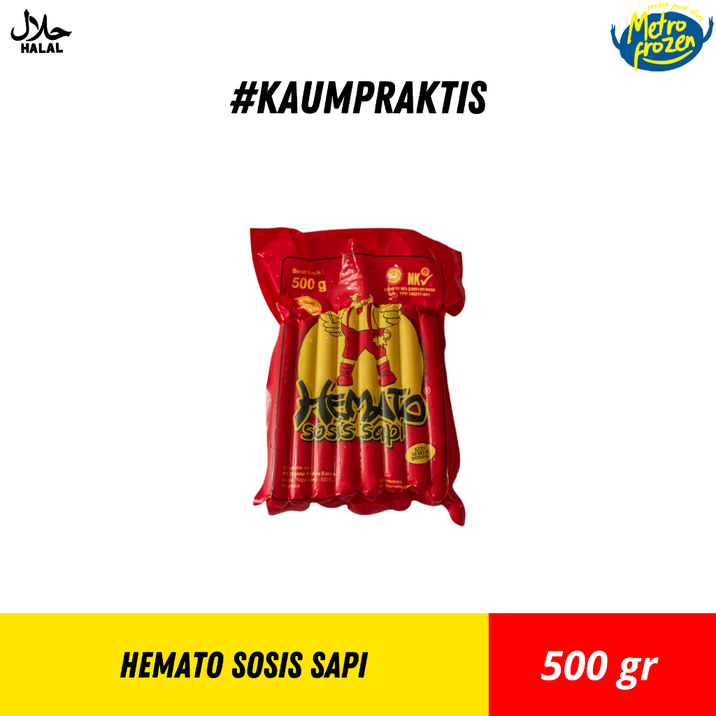 

Hemato Sosis Sapi 500gr