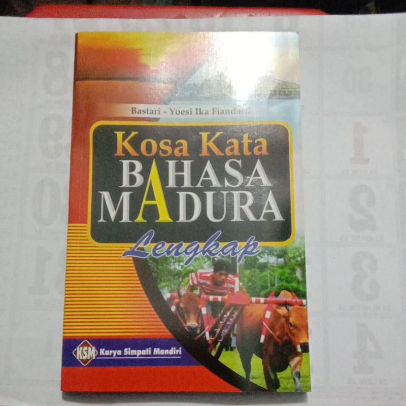 Buku Kosa kata Bahasa Madura Besar Lengkap CD(KSM)