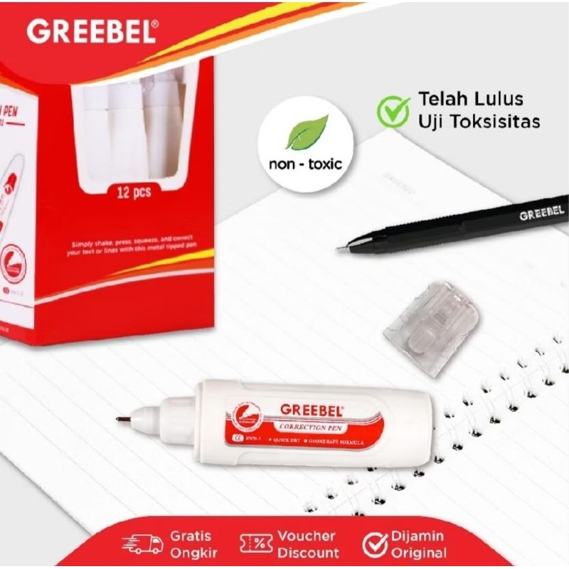 

GREEBEL CORRECTION PEN CAIR TIP X GBC 120701 1pcs