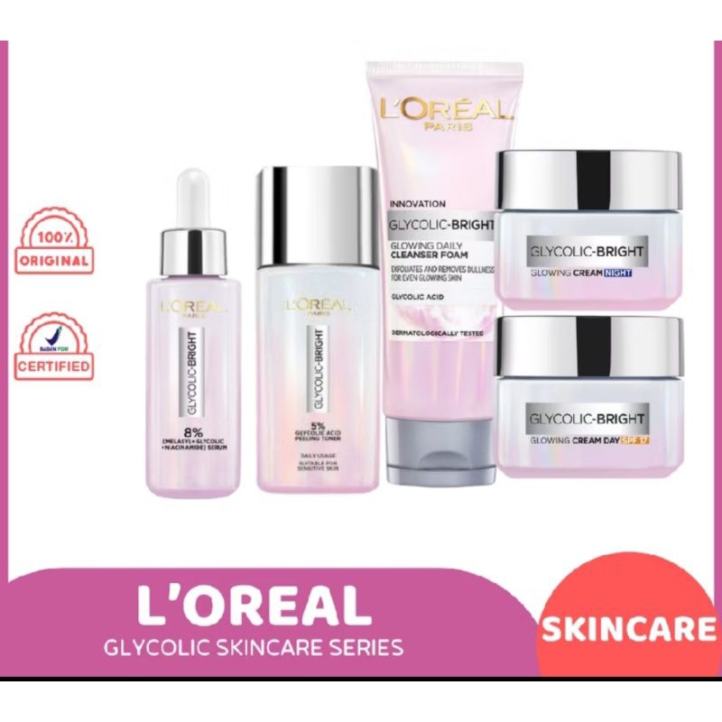 L'OREAL GLYCOLIC SERIES//SKINCARE