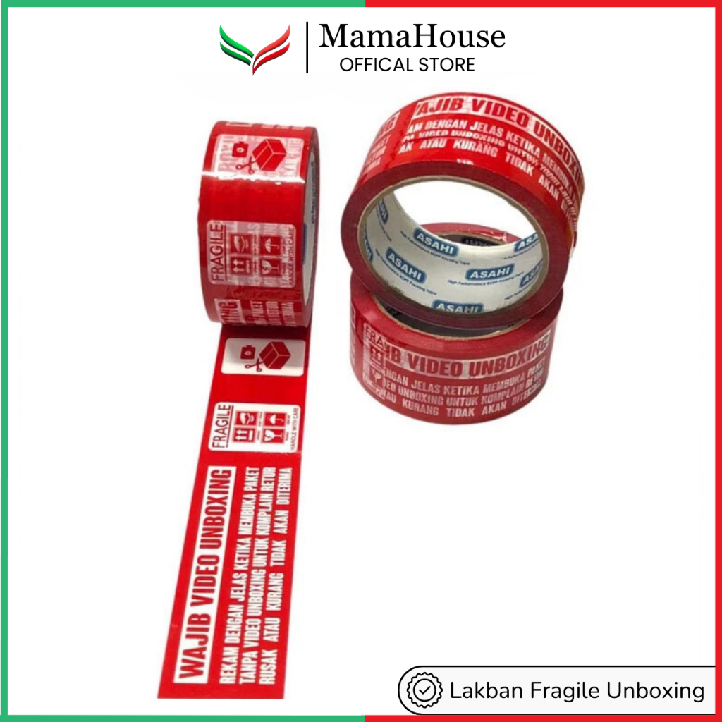 

[MHS] Lakban Fragile Video Unboxing 45 mm X 50 Meter Full