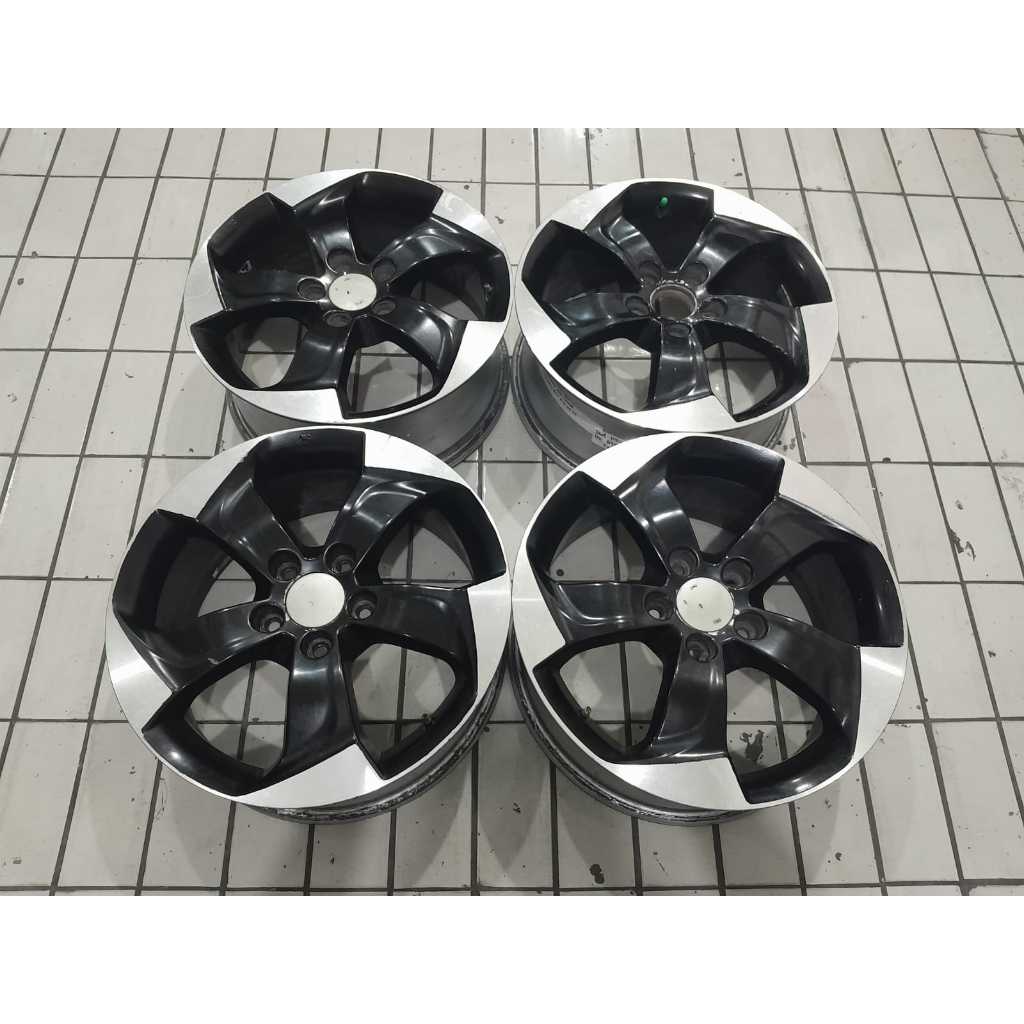 Velg Mobil Second Standar HRV R17 X7 5X114,3 ET55 Black Polish