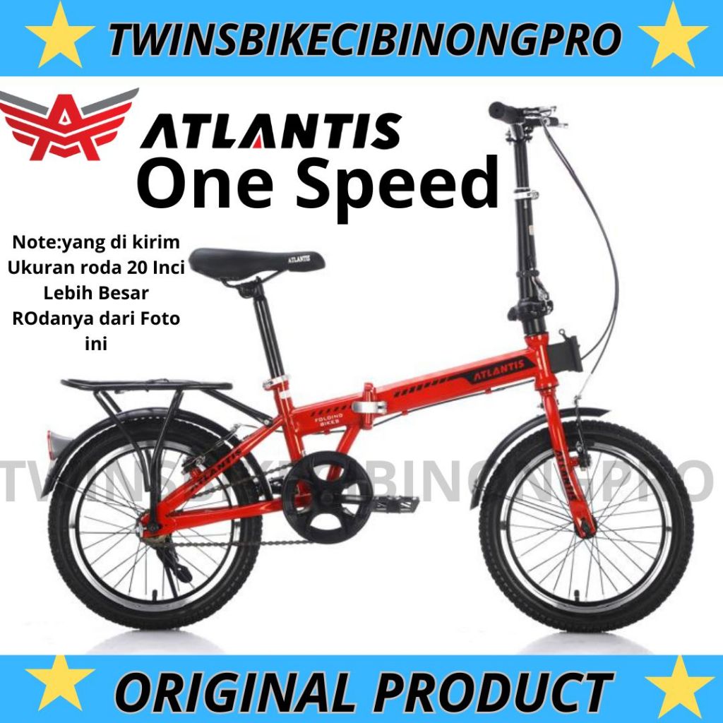 Sepeda Lipat 20 Atlantis 31 ONE SPEED