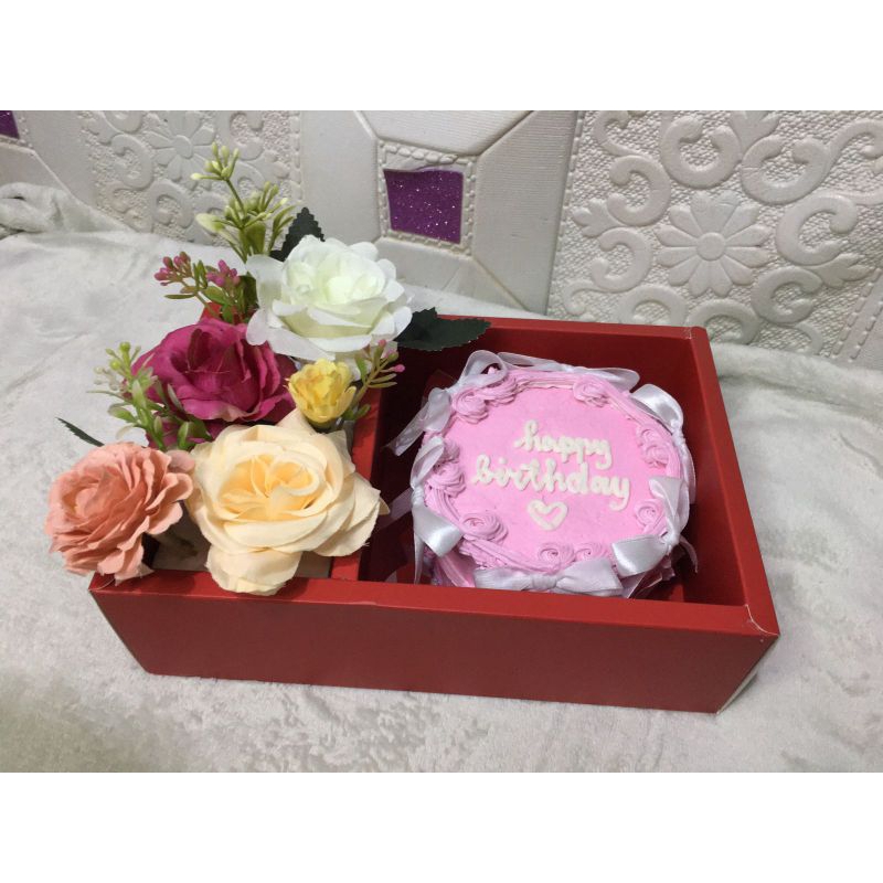 

gift cake & bunga box, birthday gift complete, mother day gift,teachers day gift,hadiah ultah,hadiah anniversary