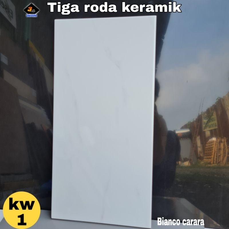 keramik 30x60 dinding/keramik kamar mandi/keramik 30x60 mulia bianco carara kw 1