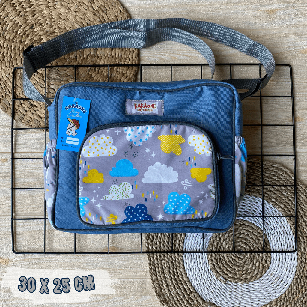 Tas Bayi Slempang Traveling Newborn Ukuran Medium 30cm x 25cm Karakter Awan