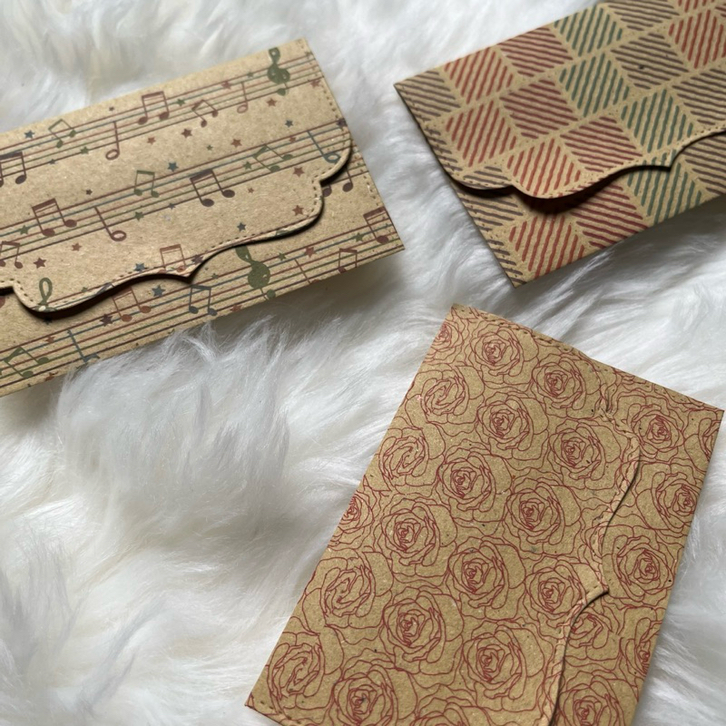 

(10pcs) Amplop mini 8,8 x 5,9cm | amplop lebaran coklat | amplop Aesthetic Part 2