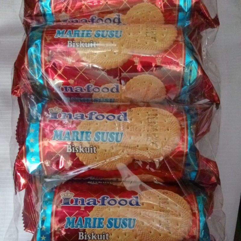 INAFOOD MARIE SUSU BISKUIT isi 5roll @95g