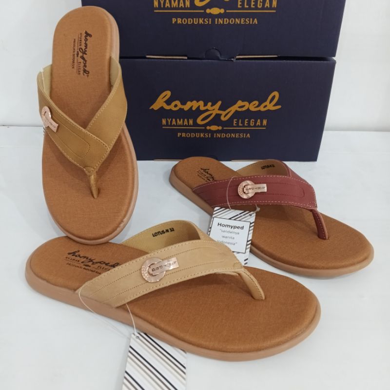 Sandal Jepit Flat Wanita Kasual Homyped tipe Lotus N 32 | Sandal Jepit Flat Harian | Sandal jepit Ho