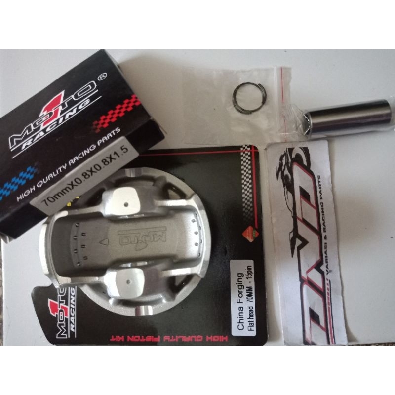 MOTO1 Piston forged 70mm pin 15/Piston 70 pen 15/Piston moto1 forged 70mm pin 15