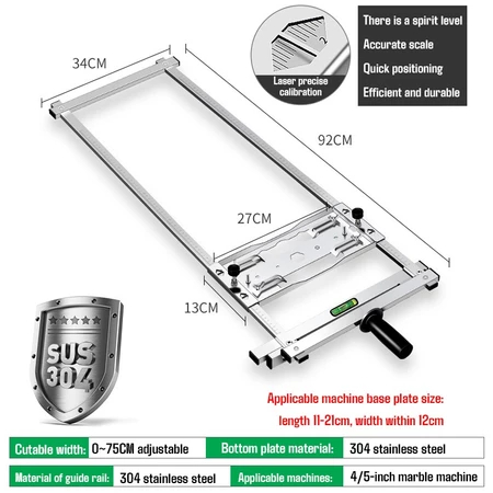 Track Saw Dudukan Mesin Circular Circle Cutter wood&Jig Trimmer Portable Cutting Guide Jig Saw 7 in/